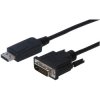 Digitus AK-340301-010-S DisplayPort to DVI Adapter Cable 1.0m Black 1080p 60Hz