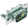 D-Sub plug, 2 pole, 2W2C, straight, solder pin, 09691009126