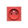 SIMON 55 Pokrywa gniazda pojedynczego do: SGZ1CM, SGZ1M antybakteryjny czerwony TGZ1ZP/AB122 KONTAKT SIMON