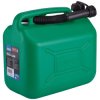 Draper 09055 HDPE Plastic Fuel Can, 10L, Green - 09055