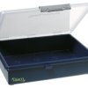 Skrzynka z przegródkami szerokość: 241mm wysokość: 56mm głębokość: 195mm PP Niebieski