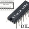 CMOS 4555 2 x binarny dekoder-demultiple