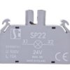 Oprawka Lampki Żarówka Ba9s 24V Ac/Dc Bez Lampki Sp22-1435R03