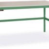 Manuflex LC1053.6011 ESD Stół roboczy ESD CANTOLAB standard z płytą kauczukową, szer. X gł. X wys. = 1500 x 800 x 762-78