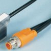 Przewód czujnik-siłownik Złącze A DIN 43650 Form A liczba rdzeni 5 długość 1m Rodzaj A Żeńskie Złącze B Złącze M12