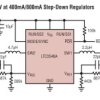 Dual Synchronous 400mA/800mA, 2.25MHz Step-Down DC/DC Regulator