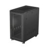 Szafa instalacyjna rack stojąca 19 22u 600x1000 czarna drzwi perforowane lanberg (flat pack) FF01-6022-23B