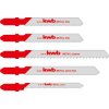 kwb 617290 Jigsaw Blade set 5 pcs HSS steel for Metal and curves