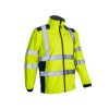 Coverguard Kurtka 5KPA16rodzaj Męski XL Wiatroszczelny, Wodoszczelny, Odporny na zimno, Oddychające Granatowy, Żółty