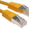 Kabel kategorii 6, Żółty, Wtyk RJ45/męski RJ45dł.: 5m, mat. koszulki: PVC