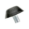 PB Fastener 100481 Black Conical Rubber Foot M6 17mm