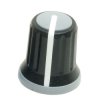 Re'an P300-H-098-S6 Tricolour Knob - Grey Insert