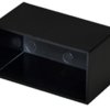 ABS module enclosure, (L x W x H) 38 x 20 x 20 mm, black (RAL 9005), IP00, A8038209