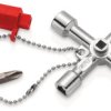 Klucz do szaf sterowniczych Knipex 5 → 11 mm liczba profili 7 Klucz do szafki sterowniczej