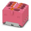 Blok rozdzielczy PTFIX 4/6X1,5 PK, różowe złącze przemysłowe - 6 punktów przyłączeniowych o przekroju 1,5mm2 /20szt./