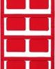 Weidmüller 1906110000 SM 27/18 NEUTRAL ROT Tabliczka znamionowa Sposób montażu: przyklejanie Pole powierzchni etykietowa