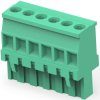 PCB terminal, 6 pole, pitch 5 mm, AWG 30-12, 15 A, cage clamp, green, 284046-6