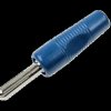 Wtyk bananowy 4mm; BS425; niebieski