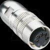 18898 Coupler, round connector, IP 68, 360°, shielded, 8-pin