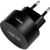 LogiLink LogiLink USB wall charger - Netzteil - 10.5 Watt - 2.1 A (USB) Ładowarka USB 10.5 W 1x USB-A czarny dom