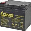 Akumulator ołowiowy Long WPL34-12 WPL34-12, AGM, 12 V, 34 Ah