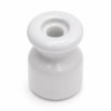Uchwyt kabla ceramiczny biały 20x24mm Ceramic Classic Loft