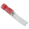 Red 4.6mm Hooked Blade Crimp Connector (Pack of 100)