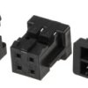 Osłona złącza 4-pinowe Żeńskie 2-rzędowe raster: 2 mm Hirose Kabel DF11 Prosty DF11 Series