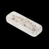 Table Lamp Pass-through Cable Rocker Switch, Transparent