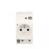 Gniazdo modułowe z lampką iPC 2P+E 10/16A 250V na szynę białe A9A15307