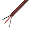 Wielożyłowy kabel do mikrofonów 2-żyłowy Ekranowane Van Damme 0.22 mm² CSA Ø zew 4.85 mm OD Brązowy 100 m