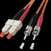 Duplex adapter cable, ST/SC, 5 m