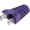 TUK Ltd SPEEDY RJ45 PS6PU#100 Purple strain relief boot Cat 6 plug pack of 100