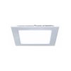 Downlight LED silm 12W 3000K 840lm kwadrat srebrny Lightech