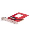 StarTech.com PEX4SFF8639U3 U.3 to PCIe Adapter Card, PCIe 4.0 x4 Adapter For 2.
