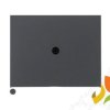 BERKER K.1 Płytka czołowa do przyłączy kablowych antracyt mat lakierowany 10057006 HAGER