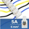 Listwa Zaciskowa Ltf 12-Torowa Do 6Mm 5A Biała Horoz