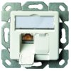 Junction box, Cat 6A, white, flush mounting, for AMJ-S, 100022977