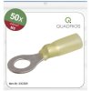 Quadrios 23C529 Ring Terminal 6 mm² 8.5 mm Hole Ø Yellow 50 pcs