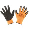 Rękawice robocze poliester pokryty lateksem (crincle) 3131X rozmiar 10 97-641-10 TOPEX