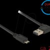 85166 USB 2.0 Kabel, EASY A male angled to Micro B male, 2 m