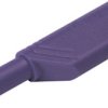 4 mm plug, screw connection, 0.5-1.5 mm², CAT II, purple, 934099109