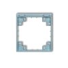 Ramka pośrednia do gniazd bryzgoszczelnych z uziemieniem SCHUKO lazurowy 48MRPB-1s