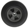 Kółko do wózka, Lite, Guma, Czarny, obc.: 600kg, śred.: 255mm, szer.: 60mm