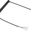 Przewód spiralny TRU COMPONENTS 1571516, 6 x 4 mm, od 204 mm do 600 mm, 1 szt.