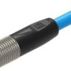 Sensor actuator cable, M8-cable plug, straight to open end, 1 m, PUR, blue, 4 A, 935100023
