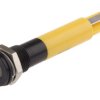 Lampka kontrolna do montażu panelowego 220V ac, Żółta 8mm LED Końcówka lutownicza RS PRO