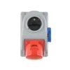 Gniazdo stałe z wyłącznikiem 0-1 32A 5P 400V + 2P+Z 230V IP44 COMBO-POL 96062541W