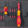 41233 Bit set slimVario, Stubby, screwdriver, 9-piece
