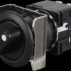 LB6S-21T6 LB16mm, SS, round, spr ret fr right, 2 Pos. 90°